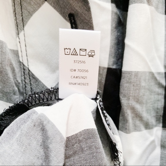 LOFT Buffalo Check Sleeveless Tie Waist Dress - Picture 7 of 8